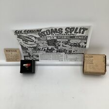 1947 Lone Ranger Atomic Bomb Adjustable Ring Original Box & Instructions picture