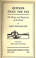 MAGIC AND MAGICIANS OF THE WORLD ~1932~ FIRST ED DUST JACKET ~HISTORY~MULHOLLAND picture