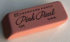 Vintage Keuffel Esser Eberhard Faber NOS Pink Pearl 101 Double Bevel Eraser USA picture
