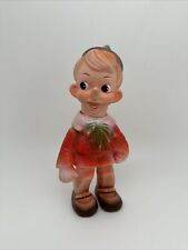 Vintage Pinocchio Toy By Brev Made In Italy Rubber Toy 1950s Era- 9In …103 picture