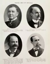 Notable Cincinnati Men of 1903 Photos FEDERAL CITY OFFICIALS Cellarius Melish D8 picture