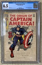 Captain America #109 January 1969 The Origins of Captain America CGC 6.5 Marvel picture