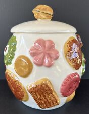 Vintage Cookie Jar 'Cookies All Over' Los Angeles Pottery 1950's Collectible picture