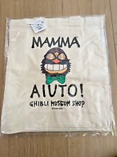 Brand New Studio Ghibli Museum Gift Shop Mamma Aiuto Tote Shoulder Bag USA Ship picture