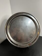 Antique Hotel Astor JOS Heinrichs Corp New York 12” Round Stainless Steel Tray picture