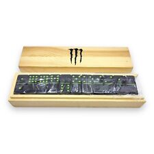 Monster Energy Promotional Dominoes Set Double 9 New Open Box Collectible READ picture