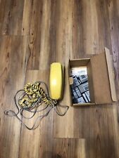 VTG 1970 Yellow Rotary Phone Trimline Bell System Made by Western Electric READ picture