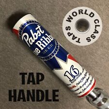 nice short 5in PABST BLUE RIBBON BEER TAP HANDLE marker tapper PBR STICK picture