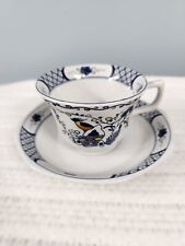 Volendam Wedgwood Flat  Demitasse Tea Cups And Saucers picture