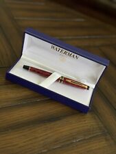 Waterman  Expert  Fountain Pen Dune Red & Gold  Broad Pt New In Box picture
