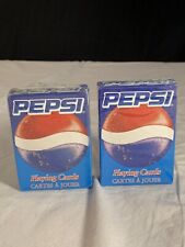 Pepsi Pepsi-Cola Playing Cards  2 DECKS NEW SEALED IN BOX Carta Mindi #1370 picture