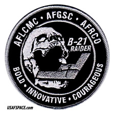 USAF B-21- RAIDER-STEALTH BOMBER -AFLCMC-AFGSC-AFRCO-Wright-Patterson AFB- PATCH picture