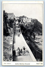 Capri Island Italy Postcard View from Marina Grande c1905 Antique Unposted picture