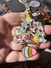 WDI Holiday 2014 Easter White Rabbit Thumper Oswald Roger LE 250 Disney Pin picture