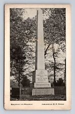 Gnadenhutten OH-Ohio, Monument To Victims Of 1782 Massacre, Vintage Postcard picture