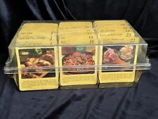 Vintage 1984 My Great Recipes Cookbook Recipe Card with Storage Box Case Kitchen picture