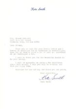 KATE SMITH - TYPED LETTER SIGNED picture