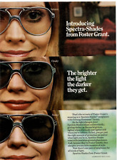 1974 Print Ad Foster Grant Spectr-Shades Sunglasses brighter the light darker picture