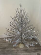Evergleam Silver Aluminum Christmas 4' Tree, 91 Branches No Box Vintage picture