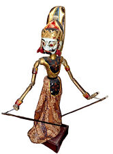 Vintage Wayang Golek Puppet | Two Faced | Beautiful Condition & Orig Stand picture