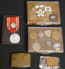 WWII Imperial Japanese Sport Civil Airforce Medals Pins Awards Belt Buckle WW2 picture