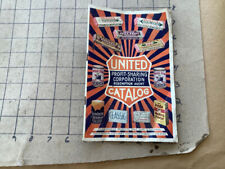 original 1920's - UNITED CATALOG - profit sharing corp. 5 GUMS on cover 40pgs picture