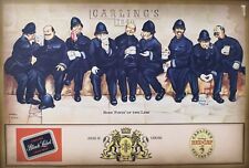 Vintage Carling's Black Label Beer Tray Nine Pints of the Law Bar Display Sign picture