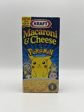 Pokemon Kraft Macaroni and Cheese Pikachu Vintage super rare Factory Sealed 1/6 picture