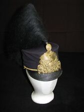 WWI Era Swedish Shako WIth Original Horsehair Plume and Frontplate picture