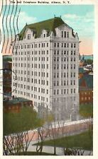 Vintage Postcard 1924 The Bell Telephone Building Landmark Albany New York NY picture
