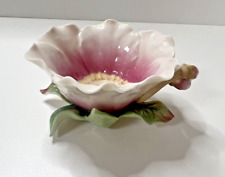 Vintage Franz Camellia Blossom Flower Porcelain Candle Tea Lite Votive Holder picture