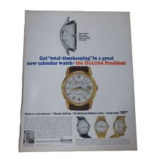 1964 Bulova Watch  / Oldsmobile Jetstar I Auto - Vintage Print Ad picture
