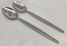 Pair of Vintage MCM Dayton Stainless Serving Spoons Japan picture
