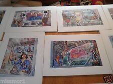 Walt Disney World Dinosaur Ride preliminary painted storyboards lot of 26 RARE picture