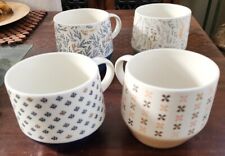 Coffee/Tea Mugs Bone China Set Of Four Elegant By Thirstystone 4