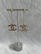 CHANEL Gold EARRINGS 100% AUTHENTIC picture