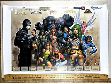 2004 Top Cow Productions Tomb Raider Original Vintage One Sheet Comic Poster picture
