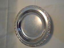 Vintage Oneida Silversmiths Silverplate Footed Platter Bowl 11