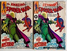 Amazing Spider-Man #66 (1967) + L'Etonnant Spider-Man (French) Vol. 1 #3 RARE picture