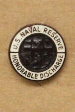 WWII U.S. Navy Reserve Honorable Discharge lapel pin (3210) picture