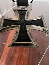Vintage Antique WW1 German Imperial 2nd Class Iron Cross Medal 1813-1914 picture