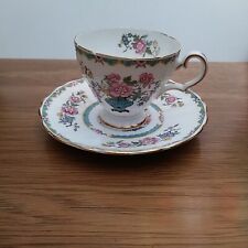 Vintage Grosvenor china made in England Teacup & Saucer “Wu Ting” picture