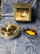 VINTAGE REGAL Silver Plated 2 Qt Duo Server New in the box picture