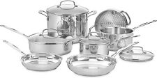 11-Piece Cookware Set, Chef's Classic Stainless Steel Collection 77-11G picture