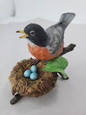 Vintage  Lenox American Robin with Eggs and Nest  1989 Garden Bird Collection picture