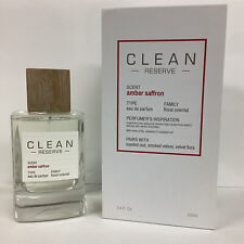 Clean Reserve AMBER SAFFRON Eau De Parfum 3.4oz Spray As Pictured  picture