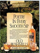 Old Bushmills Premium Irish Whiskey Poetry in Every Sip 1984 Print Ad 8