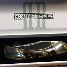 Rough Ryder Imitation Tortoise Shell Lockback Knife 3 1/2