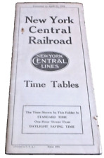 APRIL 1924 NEW YORK CENTRAL NYC PUBLIC TIMETABLE picture
