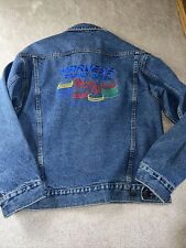 Vintage Jean Jacket 90s Vtg Butterfield USA Harvey’s Casino Iowa Denim  Type 3 picture